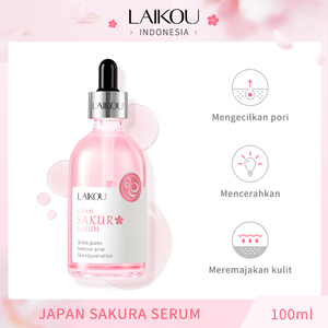 Sérum pour la peau LAIKOU Sakura, soin hydratant, éclaircissant, anti-âge, sérum à l'acide hyaluronique, sérum pour le visage liquide japonais - Product Image 3