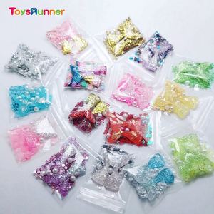 Colorful Glitter Cute Charms Small Bead Shells Educational DIY Plastic <b>Clay</b> Resin Mermaid Slime Accessories Toysrunner - Product Image 2