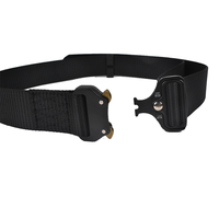 Ceinture tactique en stock, robuste, en polyester, boucle épaisse, déverrouillage rapide, durable, réglable, pour l'extérieur, airsoft, cinturon tactico