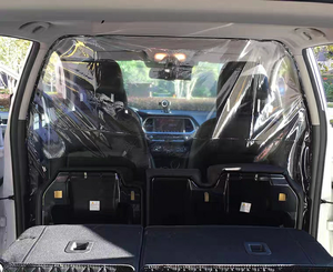 PVC transparente anti <span class=keywords><strong>niebla</strong></span> de gotas Taxi plástico aislamiento de automóviles Seat vehículo película película de aislamiento de - Product Image 1