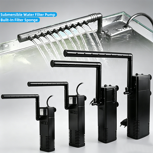 수족관 정화 산소 공급 사이클 내장형 여과 스펀지 어항 수중 여과 펌프 - Product Image 1