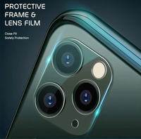 Protection d'objectif d'appareil photo en verre trempé anti-rayures, couverture intégrale, dureté 9H pour iPhone Samsung Xiaomi Huawei Oppo