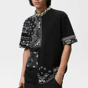 T-shirts personnalisés pour hommes Paisley Shirt t Shirt Man Printed Tshirt Fabricants Custom - Product Image 1