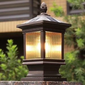 <span class=keywords><strong>Lampe</strong></span> solaire LED d'extérieur étanche pour poteau, clôture, <span class=keywords><strong>portail</strong></span>, aménagement paysager, cour et quai - Product Image 5