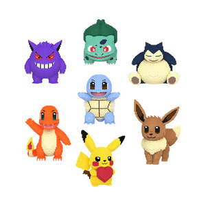 新着 35/47cm コレクション DUZ 組立式 イーブイ ゲンガー ダイヤモンドブロック フィギュア カビゴン ゼニガメ マジックビルディングブロック玩具 - Product Image 1