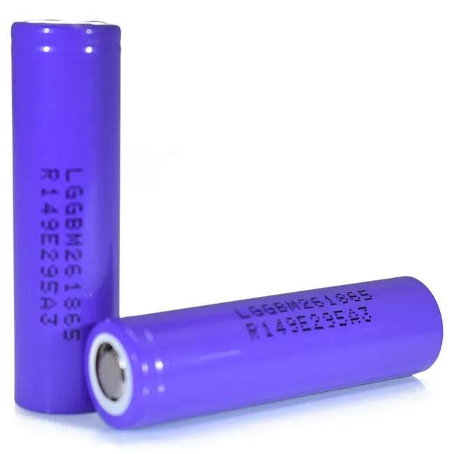 cylindrical lithium battery 18650 M26 3.7V 2600mAh Rechargeable li ion batteries For LG