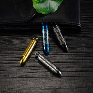 Hipérbole creativa grabado Taper Bullet colgante <span class=keywords><strong>de</strong></span> acero inoxidable urna <span class=keywords><strong>cenizas</strong></span> collar Cruz señores oración cremación ceniza collar - Product Image 5