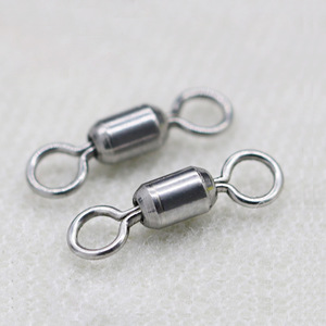 Aohu Titanium Alloy Barrel Swivel Eye And Eye High Tensile Strength Fishing Connector Japan Origin - Product Image 1