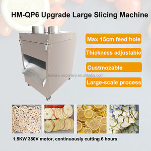 Trancheuse de pommes de terre en acier inoxydable à épaisseur réglable 2 en 1 trancheuse de <span class=keywords><strong>banane</strong></span> concombre trancheuse de croustilles de plantain électrique - Product Image 6