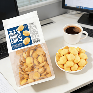 Deliziosi Biscotti Rotondi all'Uovo, Leggeri e Dolci, Perfetti per il Tè del Pomeriggio, Snack Salutari da Asporto, Vendita all'Ingrosso - Product Image 6