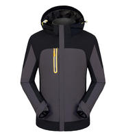 Vestes coupe-vent en polaire triple épaisseur, grandes tailles, vestes matelassées personnalisées, vestes d'hiver en laine pour hommes, manteaux en toile tissée unie teinte