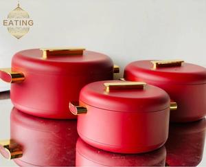 2025 New Arrival ban đầu Vòng Hộp Ăn Trưa thép không gỉ nhiệt container thực phẩm cách điện 1L + 2L + 3.5L thực phẩm ấm hơn Bộ soong - Product Image 1