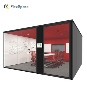 Flexspace 2023 văn phòng mới cách âm điện thoại chat Pod văn phòng gian hàng điện thoại tiếng ồn thấp hệ thống thông gió Kích thước trung bình văn phòng Pod - Product Image 1