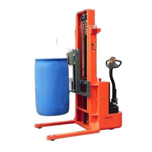 Apilador de bidones eléctrico Kuku YL650B, capacidad de 650 kg, altura de elevación de 2400 mm, para bidones de plástico de 200 L - Product Image 5