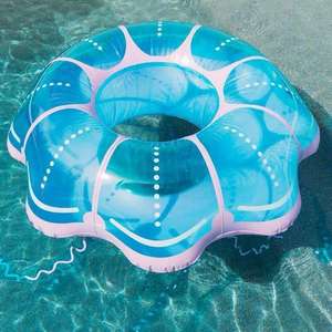 Vendita diretta taglie forti per adulti anello da nuoto spesso gonfiabile per adulti pesanti festa in piscina spiaggia vacanza all'aperto divertimento per il tempo libero - Product Image 1