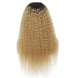 วิกผมคนตรงแบบถักจากน้ำผึ้งสีบลอนด์,วิกผมเรมี่สไตล์บราซิลสำหรับผู้หญิง - Product Image 3