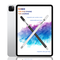 Çift ucu stylus 3 in 1 stylus kapasitif kalem cep tablet telefon kalem dokunmatik ekran evrensel Android özelleştirilebilir