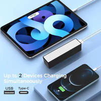 Neues Upgrade ODM OEM Logo Werbegeschenk Taschen-Schlüsselanhänger Ultra Slim 2-in-1 Schnelllade Typ-C Mini Tragbare Powerbank Nach Maß