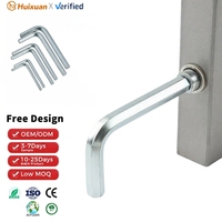 Kunci Hex Baja Karbon Kelas Industri Metrik Imperial 1.5mm-32mm Set Kunci Allen Tipe-L untuk Perbaikan Mekanik dan DIY