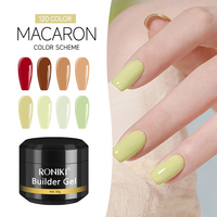 RONIKI Gel UV de couleur mélangée fabriqué en usine constructeur d'ongles Hema Free Hard Jelly Extension UV Marque privée Gel dur en résine inodore