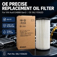 فلتر زيت المحرك بالجملة OE 06L115562D لسيارات فولكس فاجن وأودي EA888 Gen3 Euro6B ماجوتان B8 A4L A6L Q3 Q5L، خرطوشة تغيير الزيت