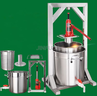 Presse à cidre de pomme commerciale, presse-fruits hydraulique manuelle en acier inoxydable pour usage agricole
