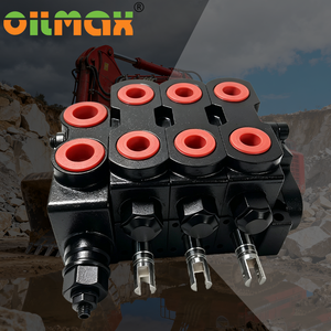 Vanne de commande tri-directionnelle haute efficacité B210083 à bobine indépendante pour système hydraulique de chargeuse-tracteur - Product Image 1
