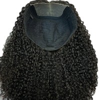 Peluca de Cabello Humano Natural SDD con Rizos Pixel, Peluca con Cierre Frontal Completo 5x5, Gran Venta
