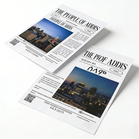 Flyers promotionnels personnalisés à bas prix, brochures imprimées offset de haute qualité, brochures publicitaires, papier offset