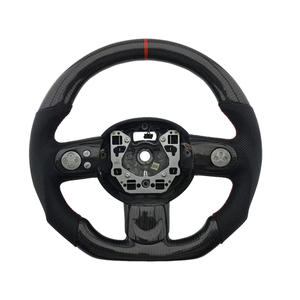 Volant en cuir perforé en fibre de carbone le plus populaire M Performance pour BMW Mini Cooper S R56 R61 - Product Image 1
