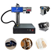 Nouvelle machine de gravure laser fibre optique 3D JPT Source 3W/5W de bureau, refroidie par air, haute productivité, compatible DXF PLT BMP AI JPEG EZCAD