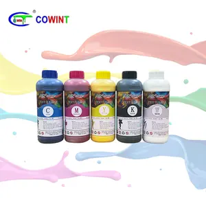 COWINT Textil pigment tinte für Drucker tinte CMYKW Fünf farben drucker tinte für Tinten strahl drucker