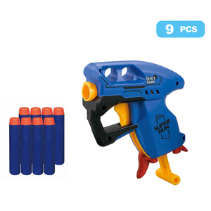 Pistolet à balles en mousse souple, tir à plusieurs cartouches avec 8 fléchettes de recharge, pistolet avec balles en mousse souple pour enfants, jouets de pistolet - Product Image 4