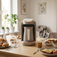 Máquina de Café Eléctrica Moderna Semiautomática de Acero Inoxidable con Pantalla LED OEM de Fábrica Newle, Cafetera Americana de Goteo para Exteriores y Hoteles