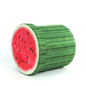 RTS Hot vendas design da fruta fezes baratos crianças pufe de armazenamento para sapatos mudar fezes rodada - Product Image 2