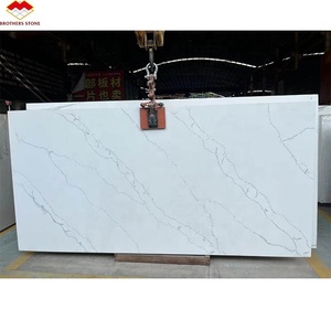 Chất lượng cao CALCUTTA trắng đá thạch anh slab Top bàn ăn giá tốt nhất thạch anh bàn bếp - Product Image 1