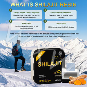 Película soluble oral Shilajit Premium para hombres-Fórmula DE SALUD Stamina Libido para hombres y mujeres OEM Shilajit Pills - Product Image 6