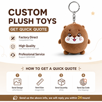Fabrication sur mesure de porte-clés en peluche de haute qualité, jouets en peluche personnalisés, porte-clés en peluche sur mesure