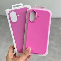 JOYPORODO S040 Coque de téléphone en silicone liquide en gros pour iPhone 16 Plus Pro Max, antichoc, coque en silicone pour iPhone