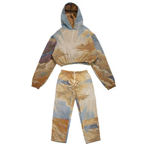 <span class=keywords><strong>Sudadera</strong></span> de Moda con Diseño de Paisaje Personalizado, Estilo Hip Hop, Tejido Jacquard, <span class=keywords><strong>Sudadera</strong></span> con Capucha - Product Image 6