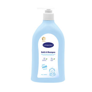 Private Label Großhandel Kinder-Haarpflege Maßgeschneidertes Lockiges Schwarzes 2-in-1 Shampoo & Duschgel mit Milch-Gel Feuchtigkeitsspendend 500ml von LikeDo - Product Image 1