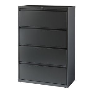 יוקרה גדול קיבולת מפתח מנעול רחב ארון ברזל אחסון משרד רהיטים פלדה תיוק ארון 4 מגירה - Product Image 1