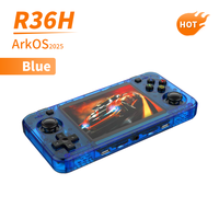 Console de jeu rétro portable R36H, système d'émulation 4 pouces, appareil de divertissement de jeu portable, cadeaux pour enfants