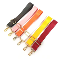 Meetee B-J266 80-130cm * 3.8cm sangles de sac réglables colorées pour sacs à main sacs à main sacs à bandoulière boucles en métal sangles de sac en nylon