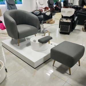 Kisen - Meilleure vente - Prix de luxe - Bol de massage pour les pieds pour salon de manucure - Whirlpool rose - Chaises de manucure et de pédicure - Product Image 4