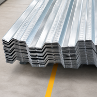 Plateforme de plancher multi-étages pour plantes |   Tôle de couverture en acier galvanisé à profil ouvert YX76 305 915 pour projets d'ateliers industriels