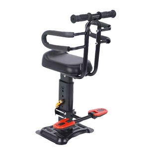 Asiento DE SEGURIDAD Universal de liberación rápida para niños, sillín delantero de bicicleta de estilo Simple para niños y bebés, accesorio de bicicleta eléctrica - Product Image 4