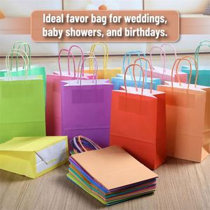 KM Custom Logo Printed Grocery Packaging Craft Brown Kraft Paper Shopping Bag Color Cream Paper Bag Personalized With Handle - Product Image 5