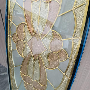 Inserts <span class=keywords><strong>de</strong></span> porte en verre décoratifs colorés <span class=keywords><strong>de</strong></span> style fer forgé faits <span class=keywords><strong>à</strong></span> la main, 18 mm 20 mm, vente chaude, nouveau design - Product Image 6