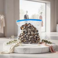 Sacs sous vide en PE avec fermetures éclair, adaptés pour l'emballage des noix, des haricots, des aliments pour bébés, des croustilles, des aliments pour animaux, de la gelée, des sushis, etc.